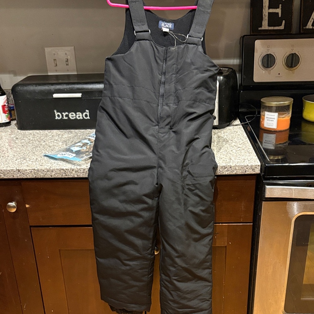 Children’s place  Kids Charcoal Snow Bib Overalls